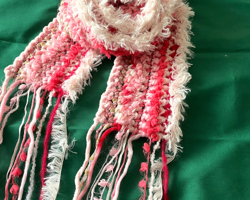 rurumu スヌードマフラー/ピンク rurumu スヌードマフラー/ピンク rurumu スヌードマフラー/ピンク