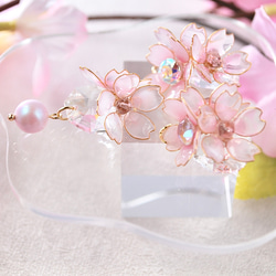 春爛漫 桜のピアス イヤリング イヤーカフ 両耳 11枚目の画像