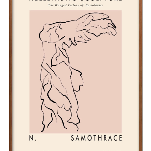 【送料無料】ソナポケ 掲載ページ（約A3サイズ）#6899 6899□ポスター 絵画 A3サイズ 『サモトラケのニケ』 アート