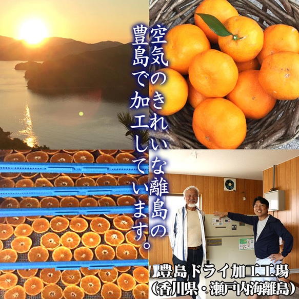 みかん ドライフルーツ 国産 温州 ミカン 合計約30g 香川県産 オレンジ 柑橘 乾燥 おつまみ 無添加 砂糖不使用 5枚目の画像