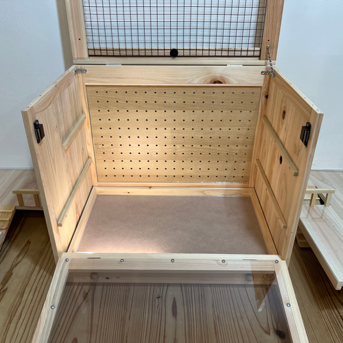 3階建て ケージ 木製 小動物 爬虫類 昆虫類 ハウス・小屋 NA