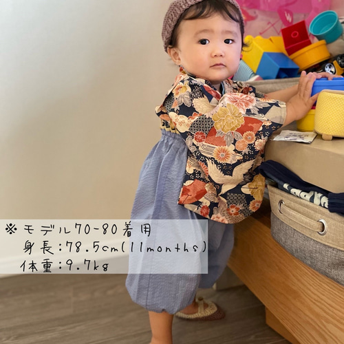 送料込み】【おまけ付き】女の子 ベビー袴 キッズ袴 着物 被布