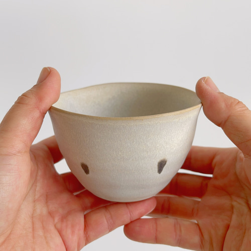 激安正規品 チタン結晶釉 水玉 陶房青 お椀・ボウル・鉢 フリーボウル（小） 食器