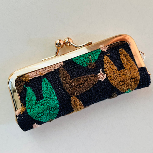 ミナペルホネン がま口印鑑ケース repo レポ キツネ はんこ・スタンプ  