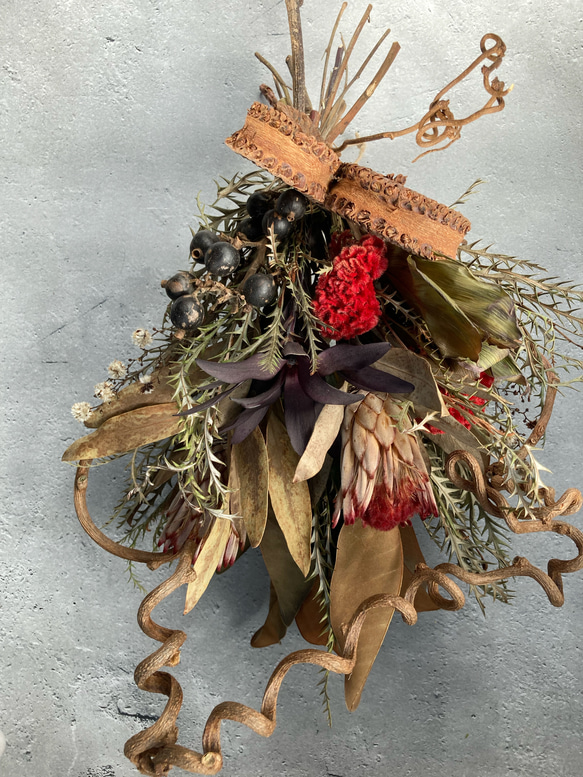 ◇リース◇スワッグ◇ワイルドフラワー◇ 楽天市場】クリスマスリース クリスマススワッグ 20×26cm 6174ピンク