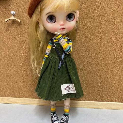 オビツ24用 サーカス風 ブライス服（4点セット）