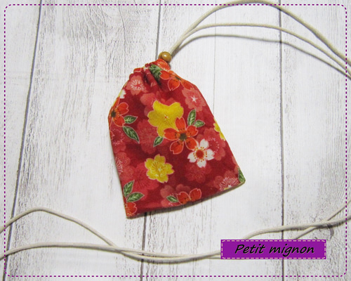 ちっちゃなりんりんお守りサシェ /巾着サシェ【フラワーブーケ】 ちっちゃなりんりんお守りサシェ /巾着サシェ【フラワーブーケ