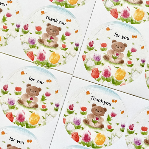 可愛いい❤️❤️フレークシール( ⸝⸝•ᴗ•⸝⸝ )ウェディングくまさん