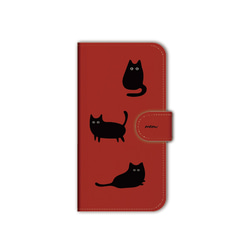 北欧 猫 スマホケース 手帳型 カバー iPhone15 14 13 SE ほぼ全機種対応 xperia 送料無料 10枚目の画像