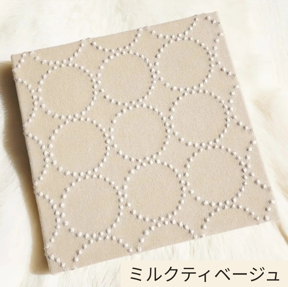 数量限定♥大人気生地♥　ミナペルホネン　❒ ファブリックパネル ❒　20cm　受注制作 2枚目の画像