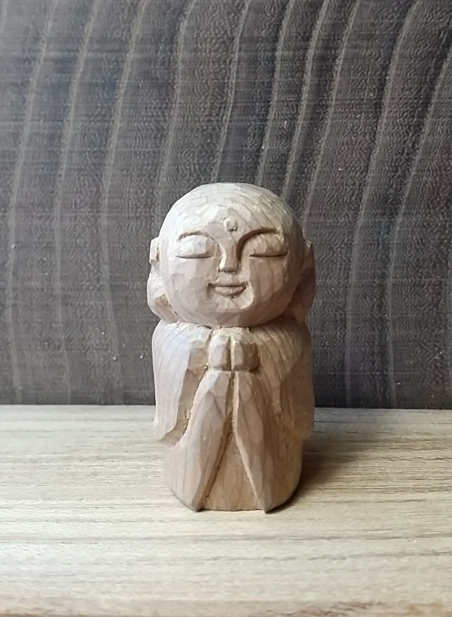 金色のお地蔵さま　木彫　とても貴重な芸術品です 金色のお地蔵さま 木彫 とても貴重な芸術品です