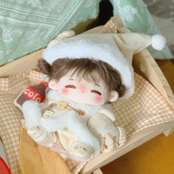 20cm着せ替えぬいぐるみ服 眠る熊セット 着せ替え人形