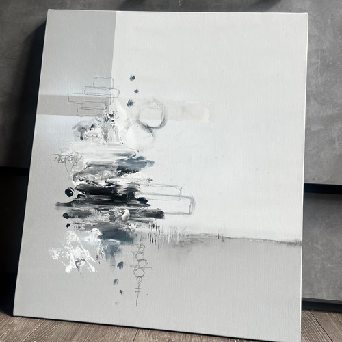 現代アート 53×45.5㎝ 花 モダン アートパネル インテリア 抽象