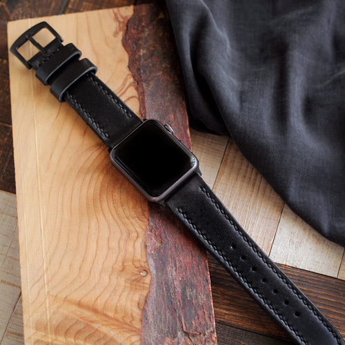 総手縫い 牛革 高級革 アップルウォッチ Apple Watch バンド