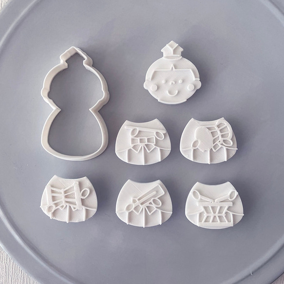 【ひなまつり】五人囃子クッキー型セット・クッキーカッター 3枚目の画像
