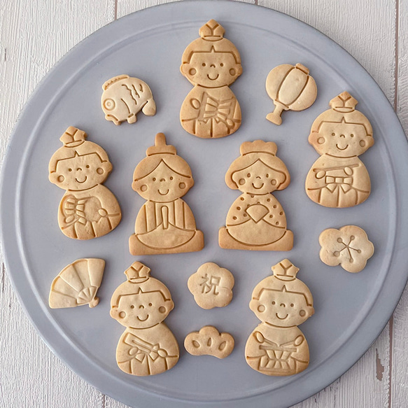 【ひなまつり】五人囃子クッキー型セット・クッキーカッター 5枚目の画像