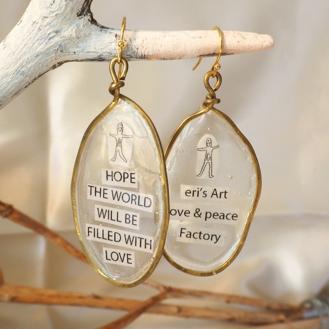 水の楽園｜ピアス／イヤリング (ac) pierce-water●真鍮