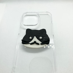黒ブチの猫のiPhoneケース 7枚目の画像
