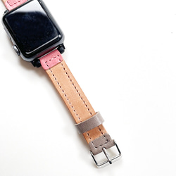 享受皮革顏色 Apple Watch 皮革錶帶★Apple Watch Antique Mostro Leather (AW23 第6張的照片