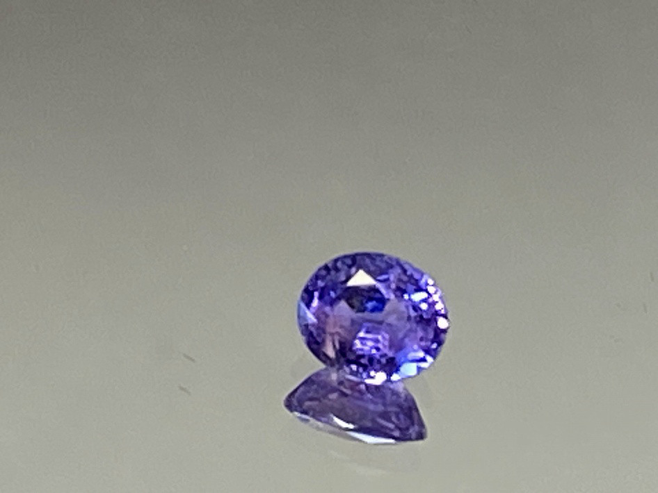 ヴァイオレットサファイア＜鑑別書付＞ ルース 0.6ct【限定1個】 CA