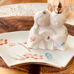 九谷焼］丸雛 陶器製のひな人形 ひな祭り 雛祭り2026 ひな人形・雛飾り