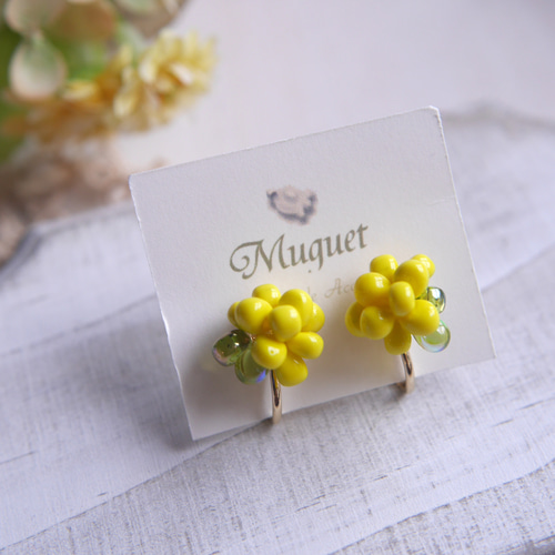 確認用！ミモザのイヤリング 3a07e37d558a0bd490125dba8e8387