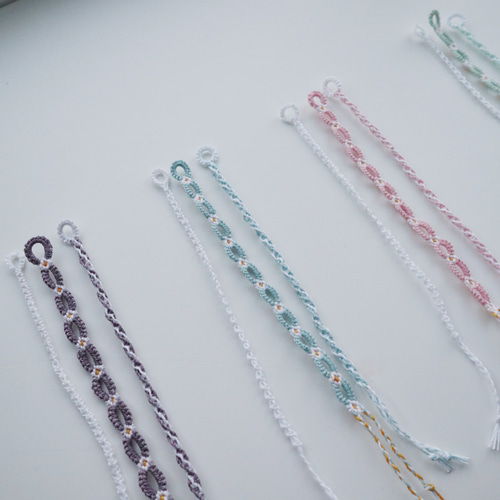 極美品 AS カラフルブレスレット RainbowGirl（アクセサリー） ブレスレット レディース 極細