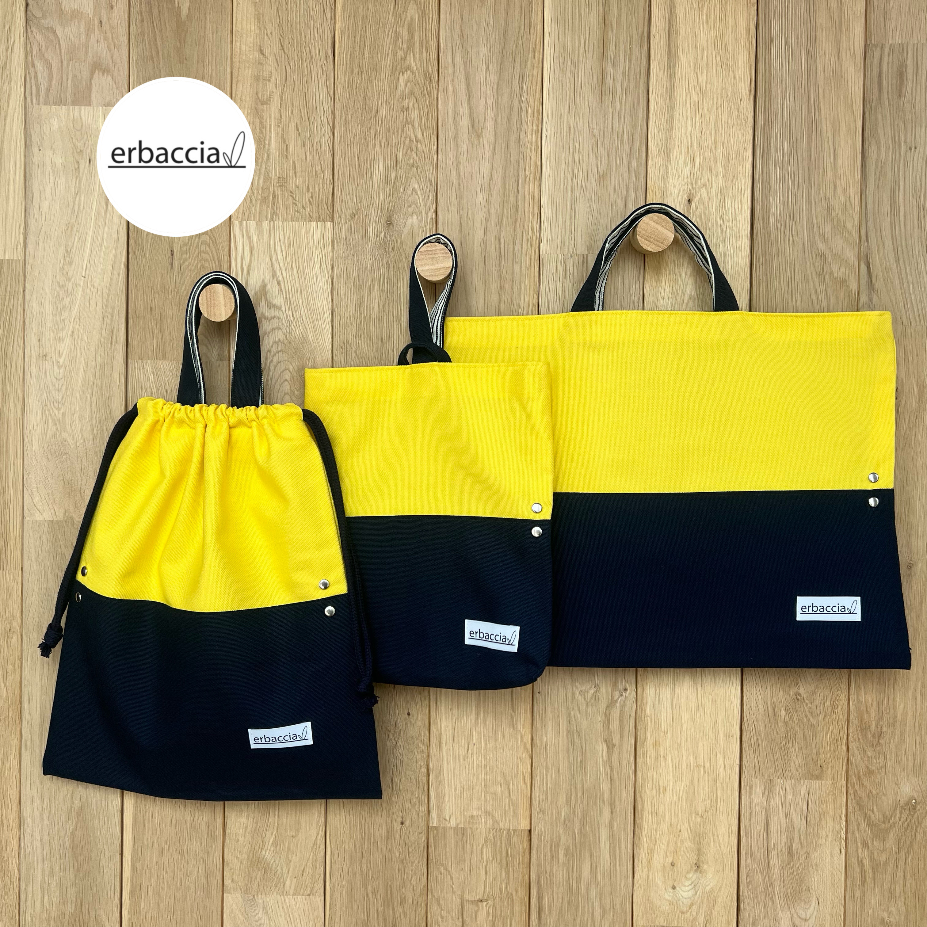 ★入園前入学セット★バイカラー★イエロー✖️ネイビー