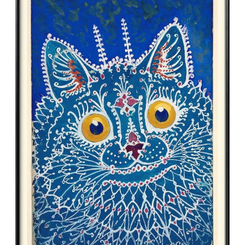 原画「シャルトリューのパリ散歩」フランス/パリ/雑貨/猫