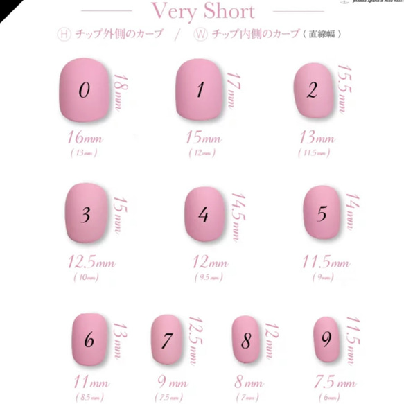 SORAネイルチップの計測用チップ 4枚目の画像