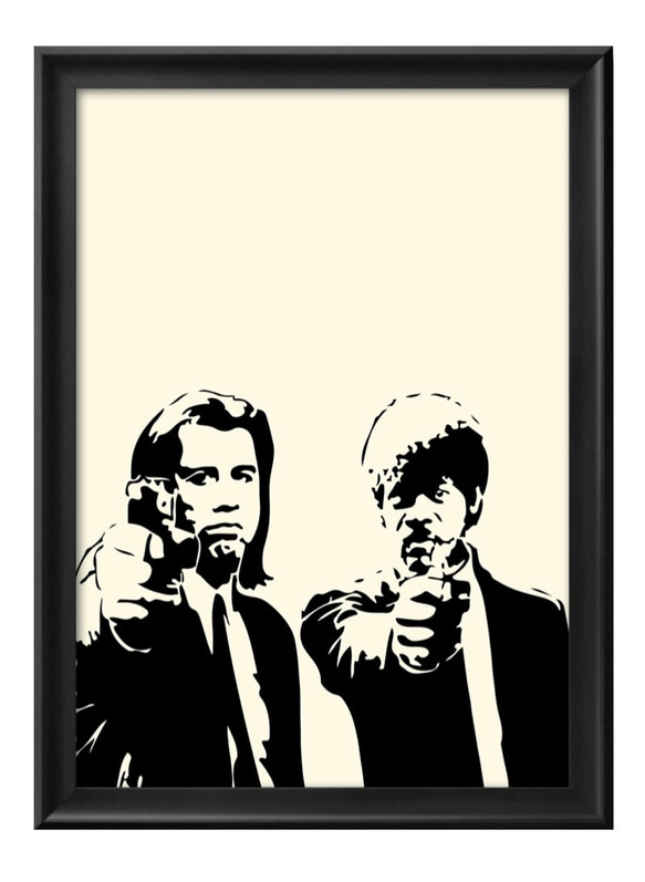 12775□ポスター 絵画 A3サイズ 『パルプフィクション