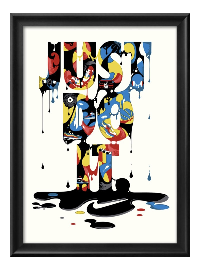 12770□ポスター 絵画 A3サイズ 『ナイキスニーカー モチーフ』 アート