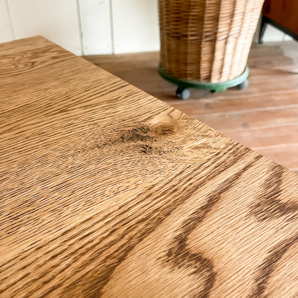 「stripe marks」アンティーク調 リビングテーブル ローテーブル W1200 ろくろ足 ターンドレッグ 北欧 8枚目の画像