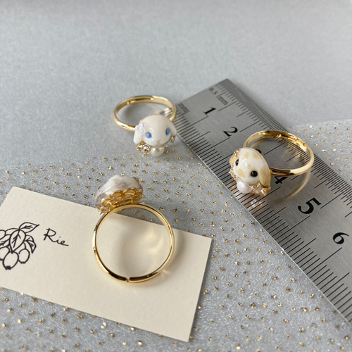 星うさぎリング（たれ耳） 指輪・リング Rie（ﾘｰ） 通販 15421099
