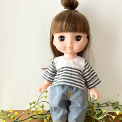 ドッキングワンピース＊ドール服 ソランちゃん ソランちゃん服 レミン