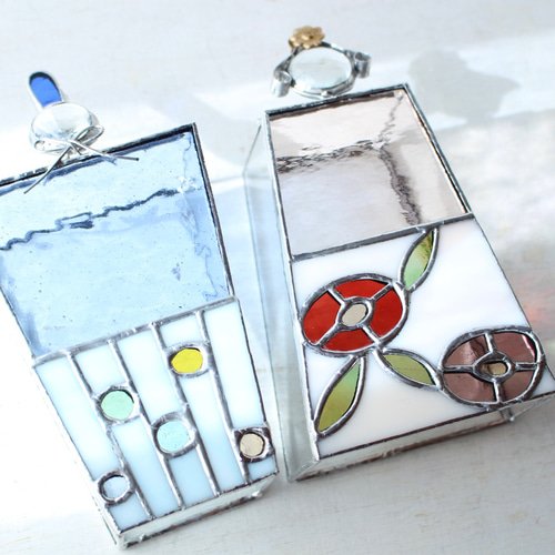 ステンドグラス お雛様 A おひなさま 桃の節句 初節句 ガラス雛