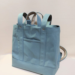 ミナペルホネン/2025tambourineタンバリンネイビー×白/牛革A4