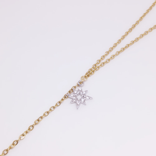 星降る夜に〜 吉高由里子 さん 着用イメージ スターネックレス