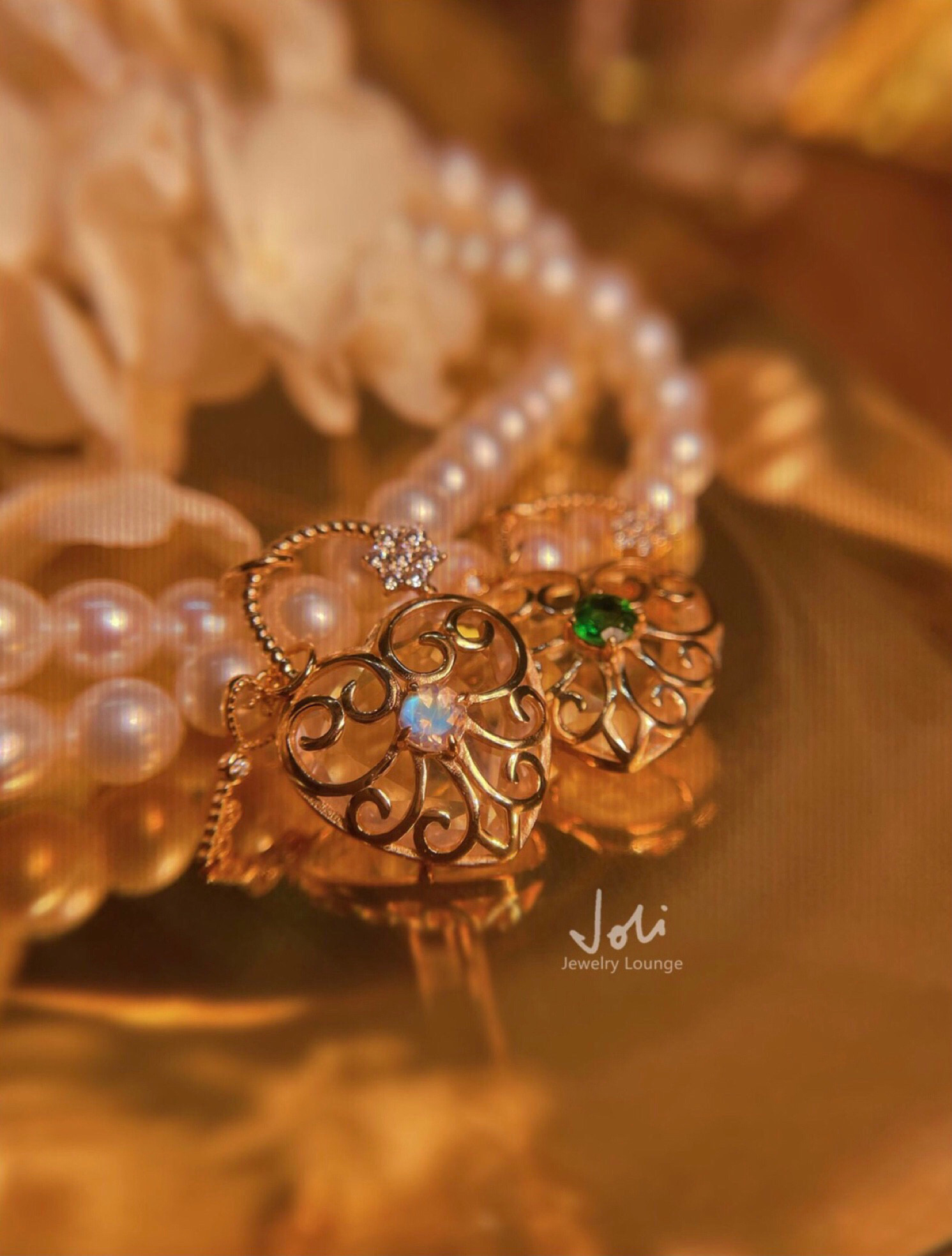 ハート 告白の鍵 天然ディオプサイド/ムーンストーン/モルガナイト ペンダントトップ(チェーンなし) バレンタインデー