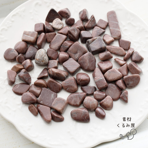 JS-0006 天然石 日本銘石 土佐桜 高知県 さざれ石 穴なし 10粒 天然石