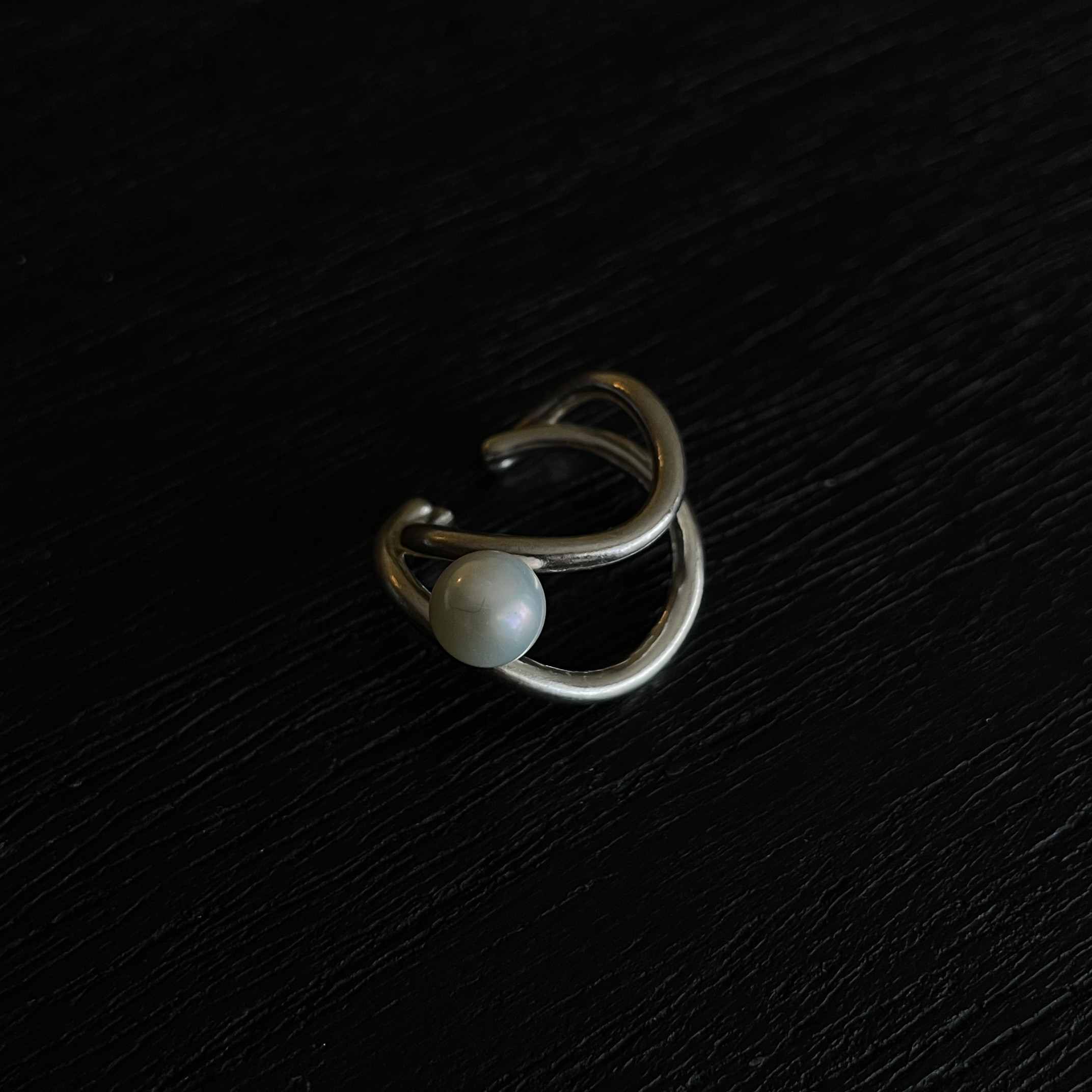 silver earcuff