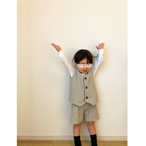 2色展開｜オールシーズン着られる｜コットンリネンの子供服