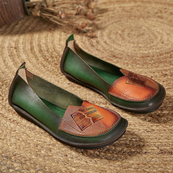 レディースシューズ　本革レザー 靴　手作り　お洒落　ハンドメイド　天然ゴム 普段　柔らかい　履きやすい　SH77　 14枚目の画像