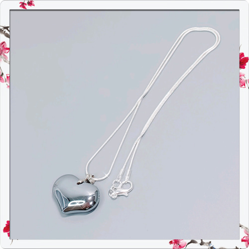 高純度テラヘルツ ハート ペンダント ネックレス ❤︎ silver 925