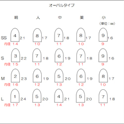 ネイルチップ【艶】~TSUYA~　しっとり艶めくオーバル桐 8枚目の画像