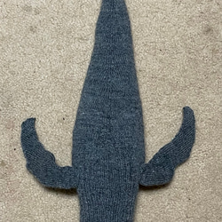 編み海洋生物ザトウクジラ魅力的かわいい編みぐるみ (赤ちゃんサイズ) 3枚目の画像