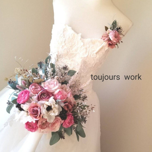 ◇ウェディングブーケ◇ブライダルブーケ◇ナチュラルブーケ◇ ブーケ  