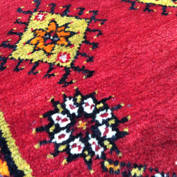 手織りトルコ絨毯 106x51cm ヴィンテージ ラグ 7枚目の画像