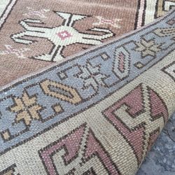 手織りトルコ絨毯 132x70cm 6枚目の画像
