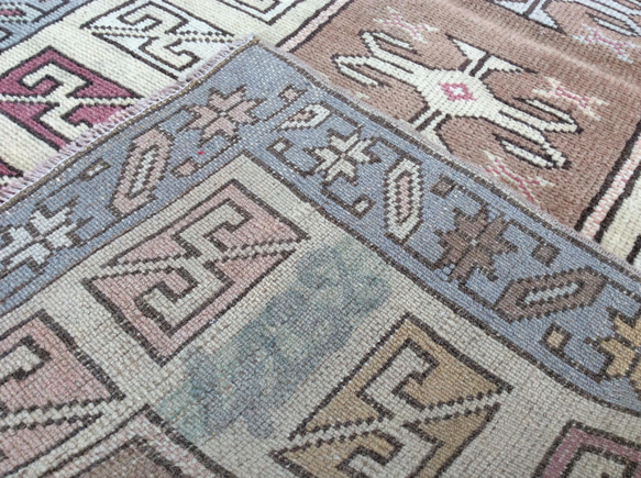 手織りトルコ絨毯 132x70cm 7枚目の画像